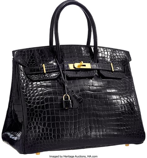 black hermes bag crocodile|original jane birkin bag.